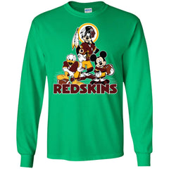 Mickey Mouse Washington Redskins American Football Nfl Sports Shirt Men Long Sleeve Shirt Men Long Sleeve Shirt - parenttees