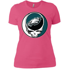 Philadelphia Eagles Grateful Dead Steal Your Face Football Nfl Shirts Women Cotton T-Shirt Women Cotton T-Shirt - parenttees