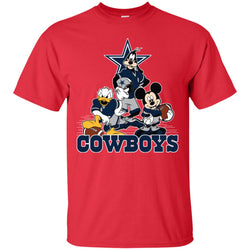 Mickey Mouse Dallas Cowboys American Football Nfl Sports Shirt Men Cotton T-Shirt