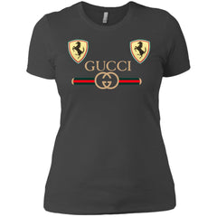 Best Gucci Ferrari New T-shirt Women Cotton T-Shirt Women Cotton T-Shirt - parenttees