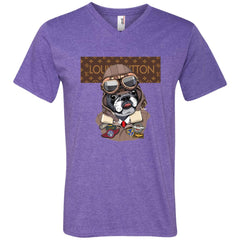 Louis Vuitton T-shirt Style Dogs T-shirt Men V-Neck T-Shirt Men V-Neck T-Shirt - parenttees