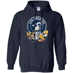 Los Angeles Rams Super Bowl 2019 Mickey Minnie Mouse Donald Daisy Duck Football Nfl Pullover Hoodie Sweatshirt