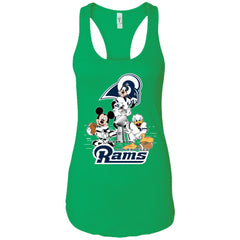 Nfl – Los Angeles Rams Donald Duck Goofy Mickey Mouse Super Bowl 2019 Football Women Tank Top Women Tank Top - parenttees