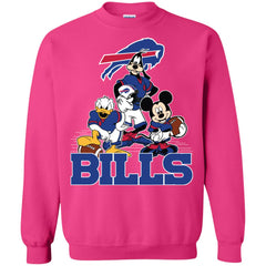 Mickey Mouse Buffalo Bills American Football Nfl Sports Shirt Crewneck Pullover Sweatshirt Crewneck Pullover Sweatshirt - parenttees