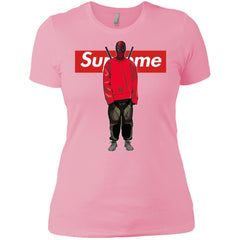 Supreme Deadpool Hiphop T-shirt Women Cotton T-Shirt Women Cotton T-Shirt - parenttees