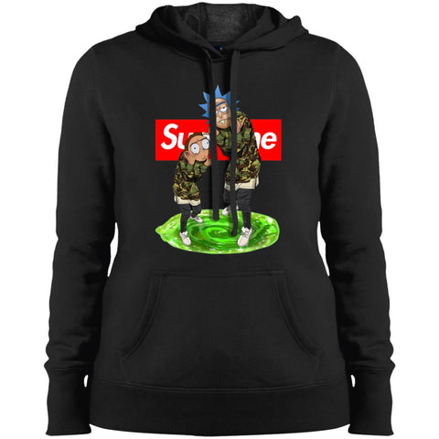 Supreme Rick And Morty Best T-shirt Women Hooded Sweatshirt Black / X-Small Women Hooded Sweatshirt - parenttees