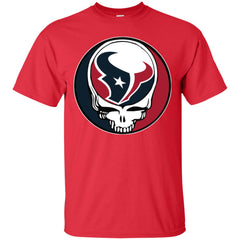 Houston Texans Grateful Dead Steal Your Face Football Nfl Shirts Men Cotton T-Shirt Men Cotton T-Shirt - parenttees