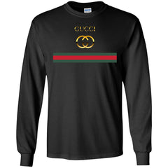 Gucci Logo Vintage Men Long Sleeve Shirt Men Long Sleeve Shirt - parenttees