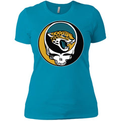 Jacksonville Jaguars Grateful Dead Steal Your Face Football Nfl Shirts Women Cotton T-Shirt Women Cotton T-Shirt - parenttees