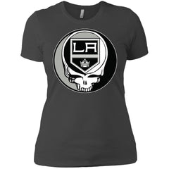 Los Angeles Kings Grateful Dead Steal Your Face Hockey Nhl Shirts Women Cotton T-Shirt Women Cotton T-Shirt - parenttees