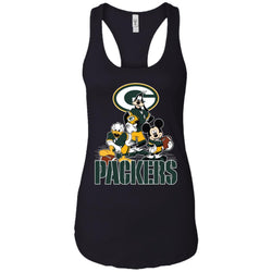 Mickey Mouse Green Bay Packer American Football Nfl Sports Shirt Women Tank Top