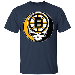 Boston Bruins Grateful Dead Steal Your Face Hockey Nhl Shirts Men Cotton T-Shirt Men Cotton T-Shirt - parenttees