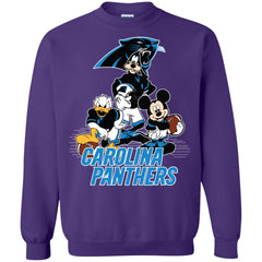 Mickey Mouse Carolina Panthers American Football Nfl Sports Shirt Crewneck Pullover Sweatshirt Crewneck Pullover Sweatshirt - parenttees
