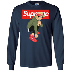 Supreme One Piece Y3 T-shirt Men Long Sleeve Shirt