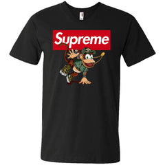 Supreme Monkey T-shirt Men V-Neck T-Shirt Men V-Neck T-Shirt - parenttees