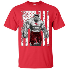 Giants Hulk Kansas City Chiefs T-shirt Men Cotton T-Shirt Men Cotton T-Shirt - parenttees