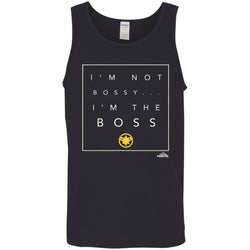 Captain Marvel Not Bossy I'm The Boss Men Cotton Tank