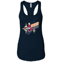 Captain Marvel Higher Further Faster Drawn Women Tank Top Women Tank Top - parenttees