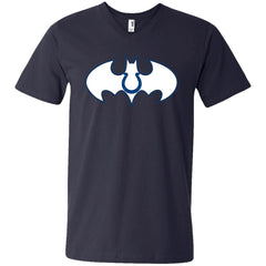 We Are The Indianapolis Colts Batman Nfl Mashup Men V-Neck T-Shirt Men V-Neck T-Shirt - parenttees