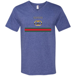 Gucci Logo Vintage Men V-Neck T-Shirt