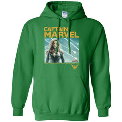 Captain Marvel Vintage Movie Poster Style Pullover Hoodie Sweatshirt Pullover Hoodie Sweatshirt - parenttees