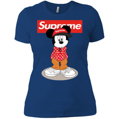 Supreme Mickey Mouse T-shirt Women Cotton T-Shirt Women Cotton T-Shirt - parenttees