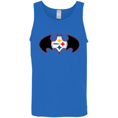 We Are The Pittsburgh Steelers Batman Nfl Mashup Men Cotton Tank Men Cotton Tank - parenttees