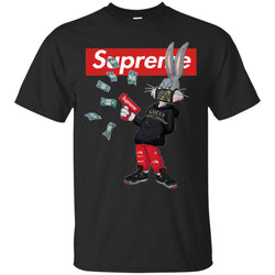 Supreme Rabbit Gucci Gang T-shirt Men Cotton T-Shirt