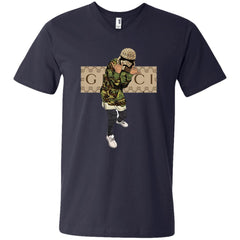 Gucci Gang Hiphop T-shirt Men V-Neck T-Shirt Men V-Neck T-Shirt - parenttees