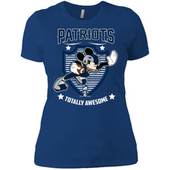 Nfl – New England Patriots Totally Awesome Mickey Mouse Super Bowl 2019 Football Women Cotton T-Shirt Women Cotton T-Shirt - parenttees