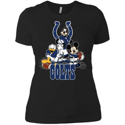 Mickey Mouse Indianapolis Colts American Football Nfl Sports Shirt Women Cotton T-Shirt