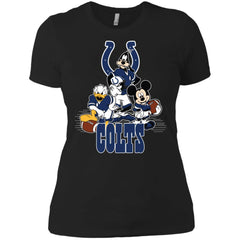 Mickey Mouse Indianapolis Colts American Football Nfl Sports Shirt Women Cotton T-Shirt Women Cotton T-Shirt - parenttees