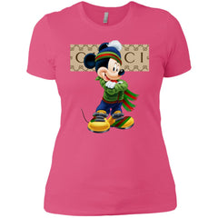 Gucci Trending Mickey T-shirt Women Cotton T-Shirt Women Cotton T-Shirt - parenttees