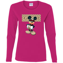 Gucci Mickey Gift Birthday T-shirt Women Long Sleeve Shirt Women Long Sleeve Shirt - parenttees