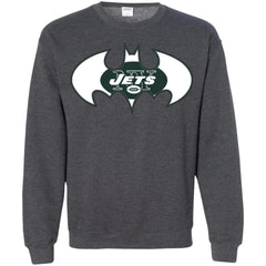 We Are The New York Jets Batman Nfl Mashup Crewneck Pullover Sweatshirt Crewneck Pullover Sweatshirt - parenttees