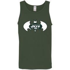 We Are The New York Jets Batman Nfl Mashup Men Cotton Tank Men Cotton Tank - parenttees