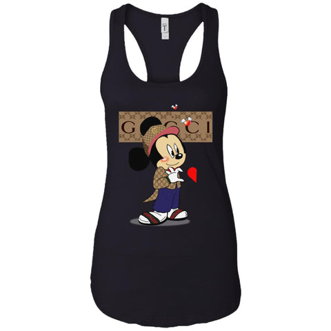 Mickey Mouse Love Couple T-shirt Valentine's Day T-shirt Women Tank Top Black / X-Small Women Tank Top - parenttees