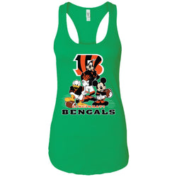 Mickey Mouse Cincinnati Bengals American Football Nfl Sports Shirt Women Tank Top