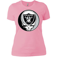 Oakland Raiders Grateful Dead Steal Your Face Football Nfl Shirts Women Cotton T-Shirt Women Cotton T-Shirt - parenttees