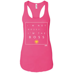 Captain Marvel Not Bossy I'm The Boss Women Tank Top Women Tank Top - parenttees