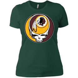 Washington Redskins Grateful Dead Steal Your Face Football Nfl Shirts Women Cotton T-Shirt