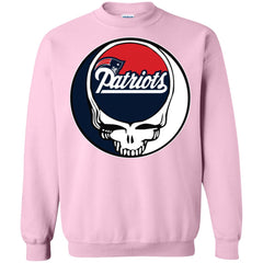 New England Patriots Grateful Dead Steal Your Face Football Nfl Shirts Crewneck Pullover Sweatshirt Crewneck Pullover Sweatshirt - parenttees