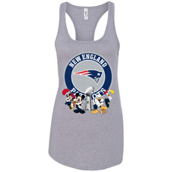 Nfl – New England Patriots Super Bowl 2019 Mickey Mouse Minnie Mouse Donald Duck Daisy Duck Football Women Tank Top