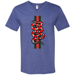 Gucci Snake Hot T-shirt Men V-Neck T-Shirt