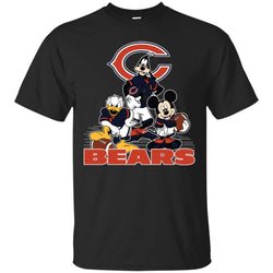 Mickey Mouse Chicago Bears American Football Nfl Sports Shirt Men Cotton T-Shirt