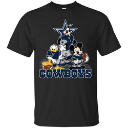 Mickey Mouse Dallas Cowboys American Football Nfl Sports Shirt Men Cotton T-Shirt