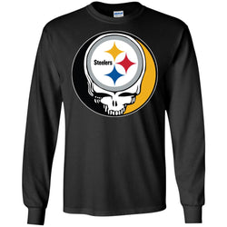 Pittsburgh Steelers Grateful Dead Steal Your Face Football Nfl Shirts Men Long Sleeve Shirt