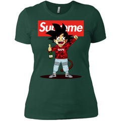 Supreme Songoku T-shirt Women Cotton T-Shirt Women Cotton T-Shirt - parenttees