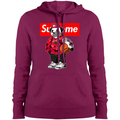 Supreme Bear Basketball T-shirt Women Hooded Sweatshirt Women Hooded Sweatshirt - parenttees