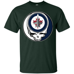 Winnipeg Jets Grateful Dead Steal Your Face Hockey Nhl Shirts Men Cotton T-Shirt Men Cotton T-Shirt - parenttees